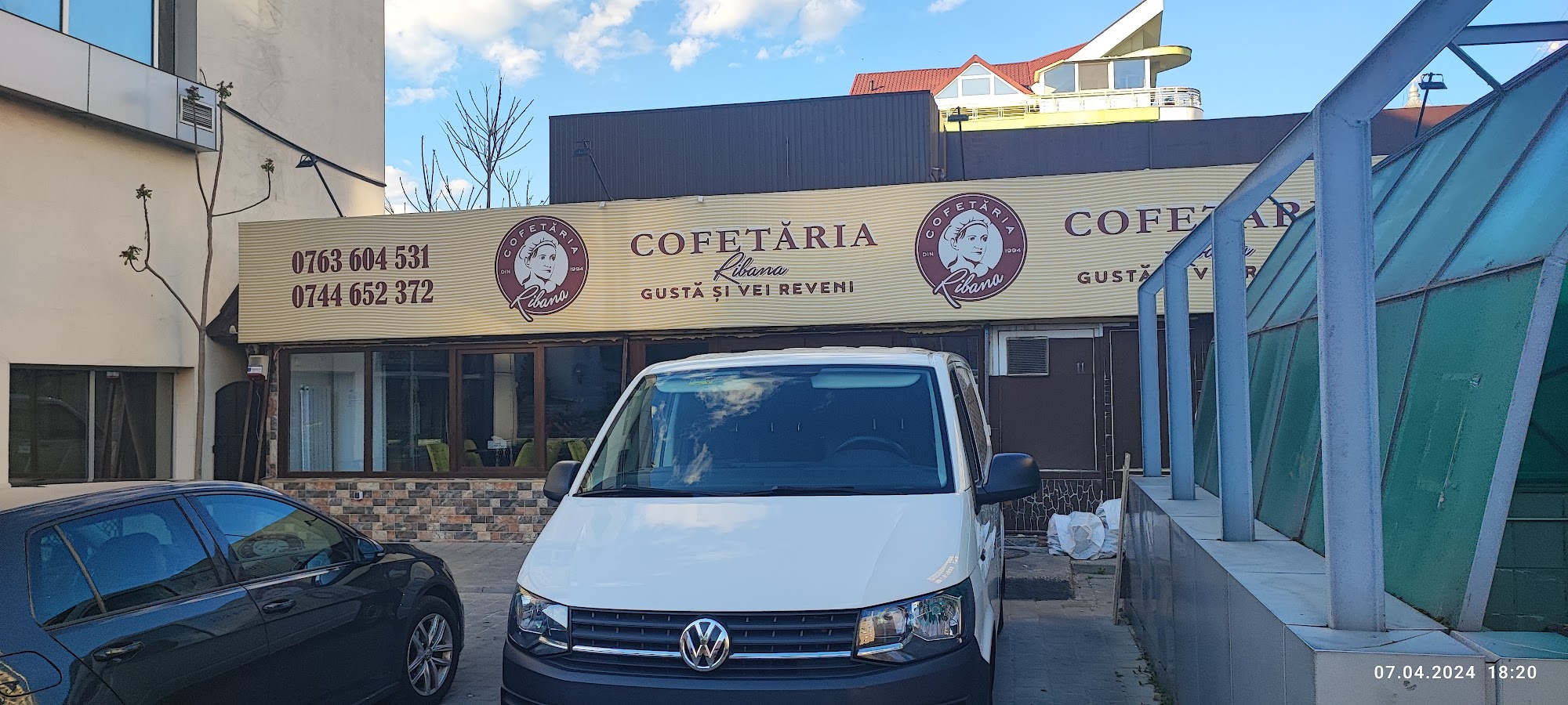 Fatada Cofetaria Ribana din Pitesti